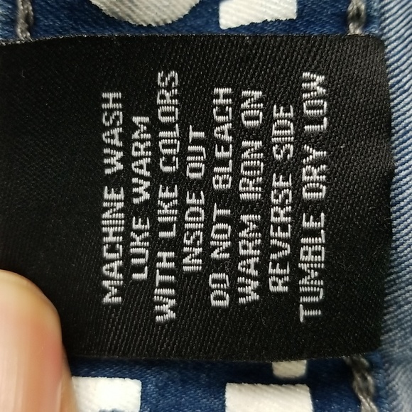 Size 15/16 V.I.P. Jeans Distressed Blue Removable Strap UNISEX Overalls - Picture 14 of 15